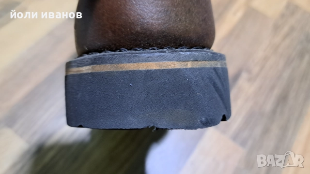 Ботуши кожени работни с бомбе 45 номер, снимка 8 - Маратонки - 52135179