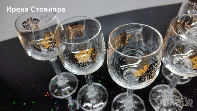 Комплект 6 чаши за ракия, кристалин Bohemia, снимка 16 - Чаши - 45700433
