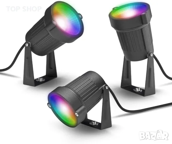 Интелигентен външен прожектор Innr, комплект от 3 бр,(необходим е хъб), снимка 8 - Лед осветление - 49333065