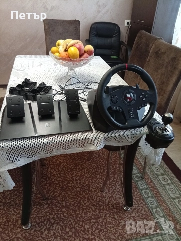 Волан с педали и скоростен лост , снимка 4 - Аксесоари - 53795410