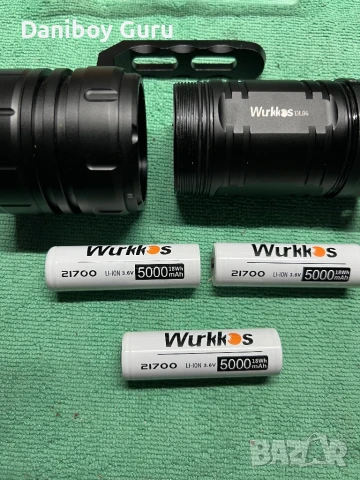 Фенерче за гмуркане Wurkkos DL06 Max 15000 лумена, 100° ъгъл на лъча, 6 LED диода, водоустойчиво, снимка 7 - Екипировка - 50965675
