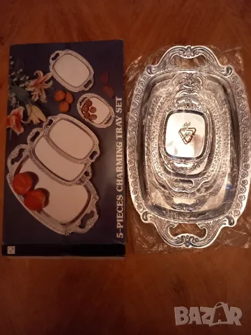 серия  подноси 5 бр. НОВИ, снимка 6 - Други - 50191459