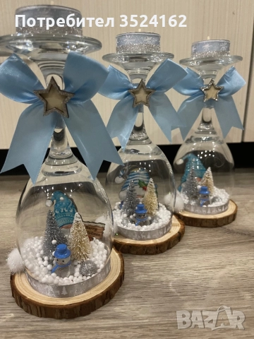 Свещник Коледа, снимка 11 - Декорация за дома - 52032297