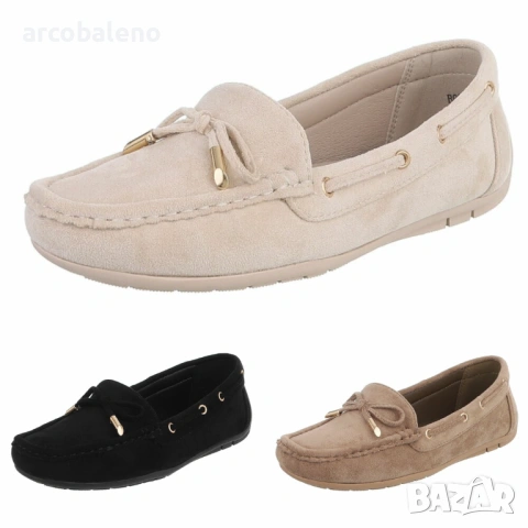 Дамски мокасини, 3цвята 