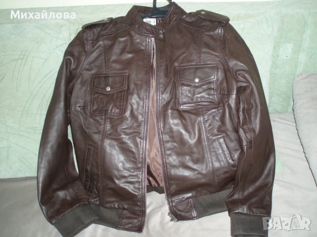 Ново кожено яке от естествена кожа! Страхотно е!, снимка 2 - Якета - 50496050