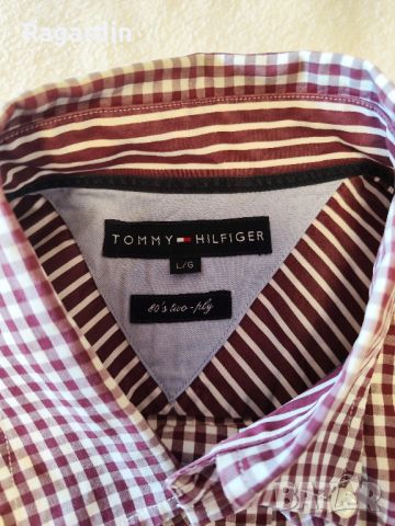 Мъжка карирана риза "Tommy Hilfiger", снимка 2 - Ризи - 45930692