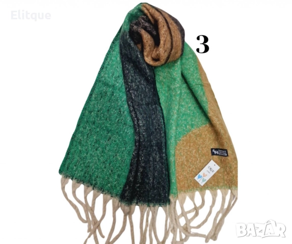 Елегантен дамски шал с цветен дизайн – Топлина и изтънченост за всеки ден, снимка 7 - Шалове - 52832265