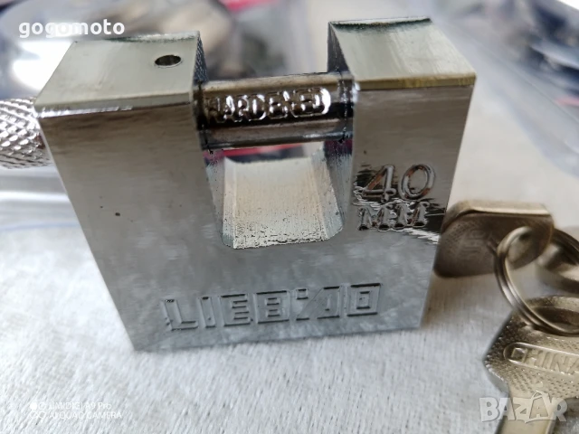 Катинар стоманен, катинар от твърда стомана  40 мм, LIEBIDO, снимка 7 - Други стоки за дома - 51332361