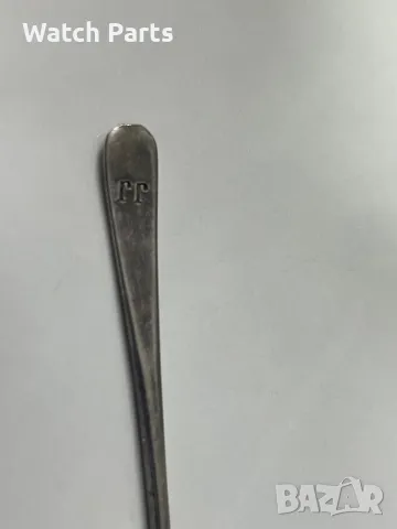 Сребърна виличка и лъжичка, снимка 5 - Антикварни и старинни предмети - 49892311