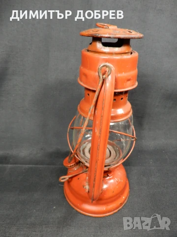 СТАР РЕТРО ВЕТРОУПОРЕН ФЕНЕР ГАЗЕНА ЛАМПА METALOGLOBUS Nr104 ROMANIA, снимка 4 - Антикварни и старинни предмети - 50484012