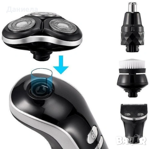 Самобръсначка V o l t z , USB, 3W, черна, 2 ГОДИНИ ГАРАНЦИЯ, снимка 2 - Електрически самобръсначки - 54055837