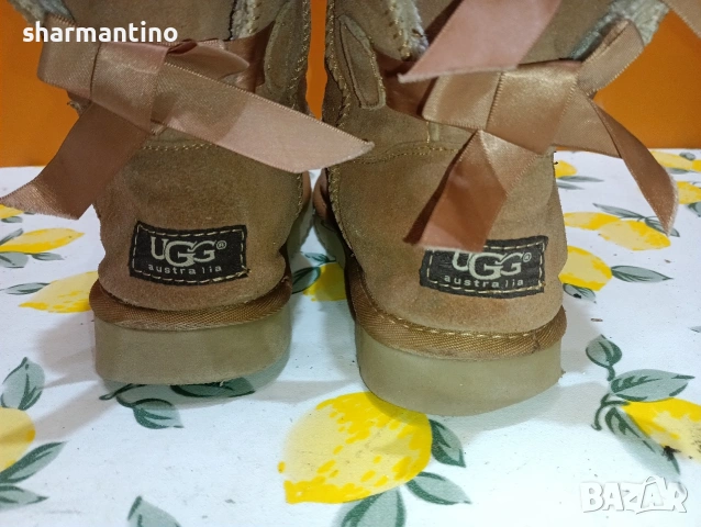 UGG кожени боти N 38, снимка 9 - Дамски боти - 53441946
