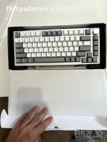 Механична Клавиатура Ajazz AK820 - Геймърска Механична Клавиатура - Червени Суитчове - Red Switches , снимка 2 - Клавиатури и мишки - 54172719