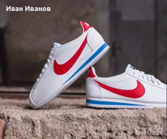 Nike Classic Cortez кожени маратонки номер 36-36,5, снимка 11 - Маратонки - 46059326