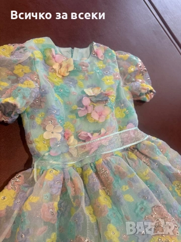 Детска рокля Petite fleur 146, снимка 2 - Детски рокли и поли - 46058838