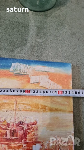 картина масло изгрев на морето, снимка 4 - Картини - 51209923