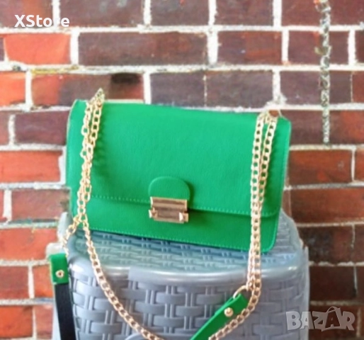 Малка дамска кожена чанта за през рамо. Предлага се в 8 цвята, снимка 8 - Чанти - 52584226