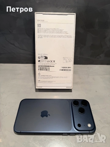 8 cycle! КАТО ЧИСТО НОВ Iphone 17 Pro Max Blue 256 GB, снимка 11 - Apple iPhone - 53719593