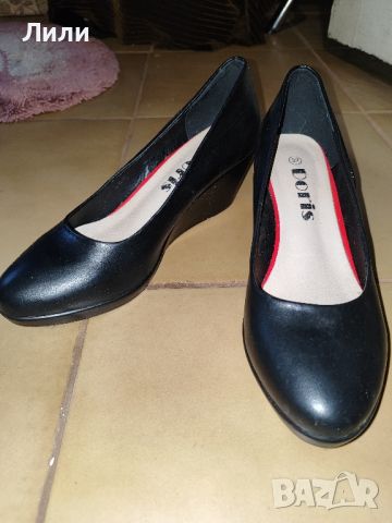 Черни официални обувки , снимка 3 - Дамски обувки на ток - 45733092