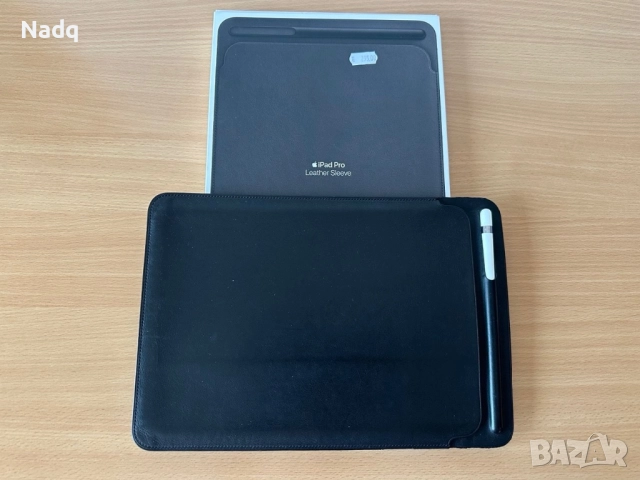 Оригинален Apple Leather Sleeve за iPad Pro 10.5” – като нов!, снимка 3 - Аксесоари за Apple - 52627581