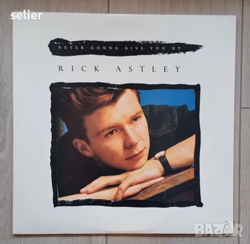 Rick Astley ‎– Never Gonna Give You Up Maxi Single 12 Made in USA Щатско издание 1987г със страхотно, снимка 1 - Грамофонни плочи - 48923246