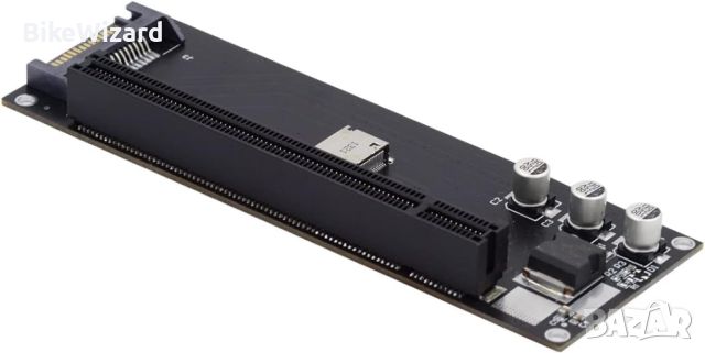 NFHK Oculink SFF-8612 SFF-8611 към PCIE PCI-Express 16x 4X адаптер със SATA НОВО, снимка 1 - Кабели и адаптери - 46144759