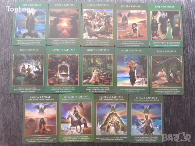 78 таро карти със значения върху тях: Angel Wisdom Tarot & Fairy Tarot & Archangel Power Tarot, снимка 14 - Други игри - 33780029