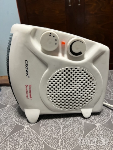 Вентилаторна печка/духалка Crown, снимка 4 - Отоплителни печки - 52591708