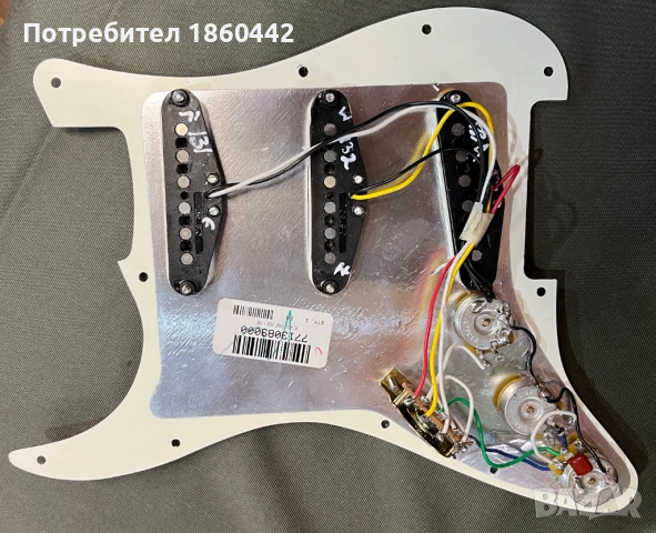 Оборудван пикгард Fender Player Stratocaster 2022, снимка 2 - Китари - 52894048