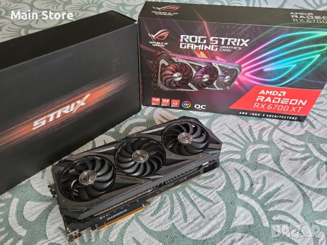 Asus Rog Strix Rx 6700 XT 12 GB OC Видео карта, снимка 1