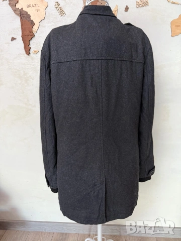 Мъжко палто вълна вълнено ххл 2хл xxl 2xl, снимка 5 - Якета - 53932134