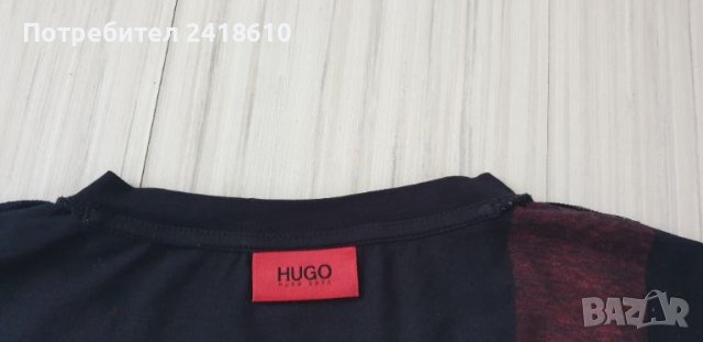 Hugo Boss HUGO Dech Cotton Mens Size L ОРИГИНАЛНА Мъжка Тениска!, снимка 12 - Тениски - 46279371