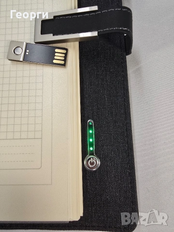 Дигитален органайзер LEICKE с вграден Powerbank и флашка, снимка 3 - Други - 54179921