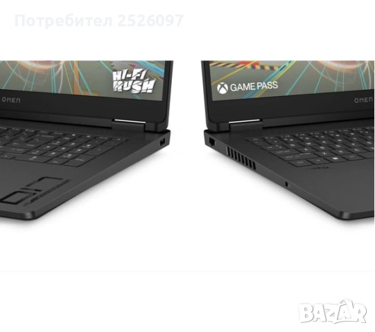НОВ HP OMEN 17/QHD 240Hz/Ryzen 9 8945HS/32GB 5600MHz/1TB NVMe/RTX 4060, снимка 4 - Лаптопи за игри - 53049140