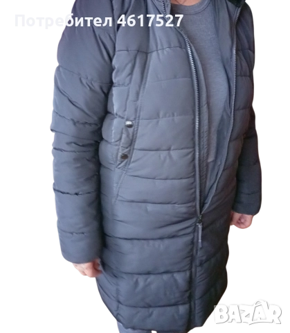 Дълго дамско яке парка, снимка 7 - Якета - 52697786