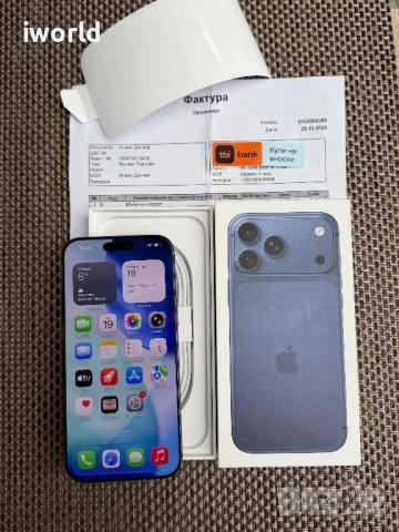 НОВ❗️24М ГАР.❗️1Tb⚠️ iPhone 17 Pro Max ❗️Лизинг от 58€/мес❗️ 1000Gb  Deep Blue, снимка 10 - Apple iPhone - 53902002