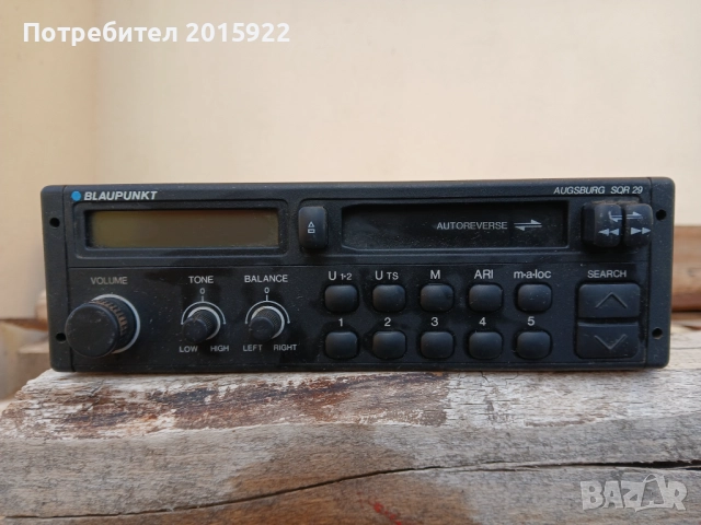 Оригинално ретро радио Blaupunkt-AUGSBURG.SQR-29., снимка 4 - Аксесоари и консумативи - 52529885