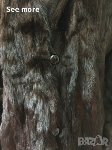 Палто с естествен косъм норка произведено в Mongolia, снимка 5 - Палта, манта - 52551326