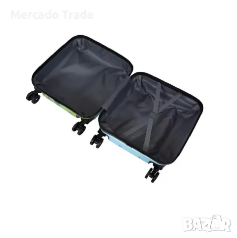 Детски куфар Mercado Trade, 3D, ABS, Пате, Цветен, снимка 5 - Куфари - 47256237