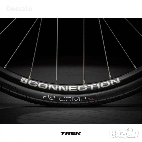 TREK FX 2 DISC STAGGER Satin Red | Градски велосипед S размер, снимка 3 - Велосипеди - 51612351