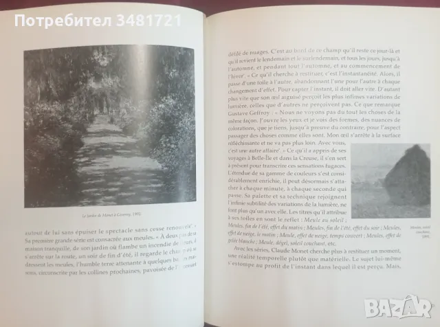 Животът и творбите на Моне / Monet, снимка 4 - Енциклопедии, справочници - 47232540