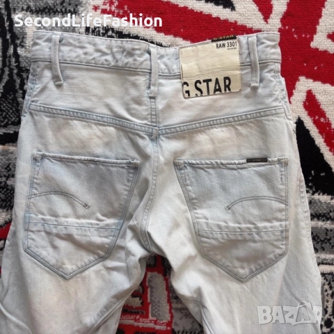 Дамски дънки G-Star Raw 3301 Arc Loose Tapered, размер W27 L32, снимка 2 - Дънки - 52574273