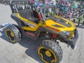 SAFARI двуместен акумулаторен джип JAKARTA 4x4 жълт, снимка 1