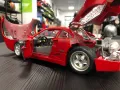 Метална колекционерска количка BURAGO FERRARI F40 мащаб 1:18 NEW, снимка 6