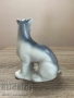 Рядка порцеланова статуетка на котка/пантера ЛФЗ (СССР), снимка 2