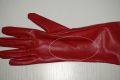 Дълги Червени Ръкавици От Изкуствена Кожа Размер S , снимка 14