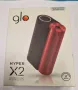 GLO HYPER X2 - Електронно устройство за нагряване  BLACK/RED (A5), снимка 1