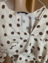 Дамска блуза Zara с десен точки, размер М/L, снимка 5