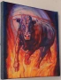 ''Бик- жизнена, земна, огнена сила'' / картина, оригинал /, снимка 6
