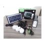 GDlite 3 Мултифункционален преносим соларен комплект с фенер, LED лампи и USB изход за зареждане на , снимка 1 - Соларни лампи - 45637670
